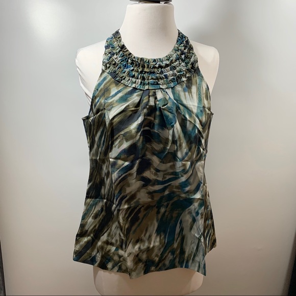 Ann Taylor Tops - Ann Taylor blue & green top size MP.
